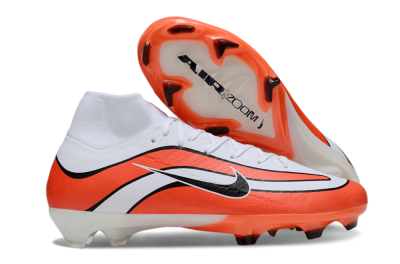 Men's Nike Air Zoom Mercurial Superfly 10 Elite R9 1998 FG Firm Ground High-Tops Football Boots - White/Red/Black