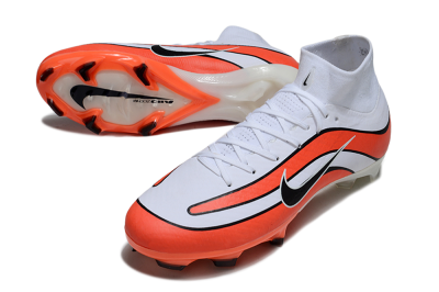 Men's Nike Air Zoom Mercurial Superfly 10 Elite R9 1998 FG Firm Ground High-Tops Football Boots - White/Red/Black