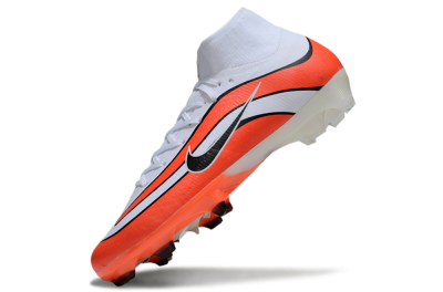 Men's Nike Air Zoom Mercurial Superfly 10 Elite R9 1998 FG Firm Ground High-Tops Football Boots - White/Red/Black