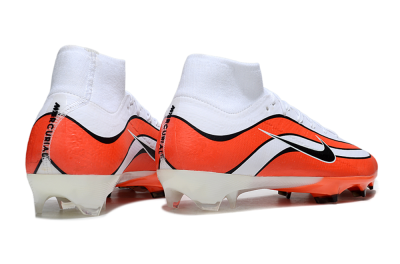 Men's Nike Air Zoom Mercurial Superfly 10 Elite R9 1998 FG Firm Ground High-Tops Football Boots - White/Red/Black