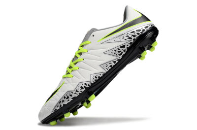 Men's Nike Hypervenom Phantom II RGN FG Firm Ground Low-Tops Football Boots - White/Grey/Black/Yellow