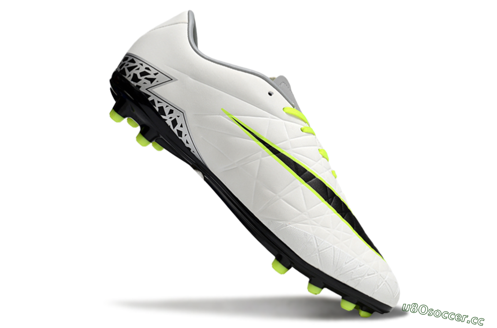 Men's Nike Hypervenom Phantom II RGN FG Firm Ground Low-Tops Football Boots - White/Grey/Black/Yellow 5