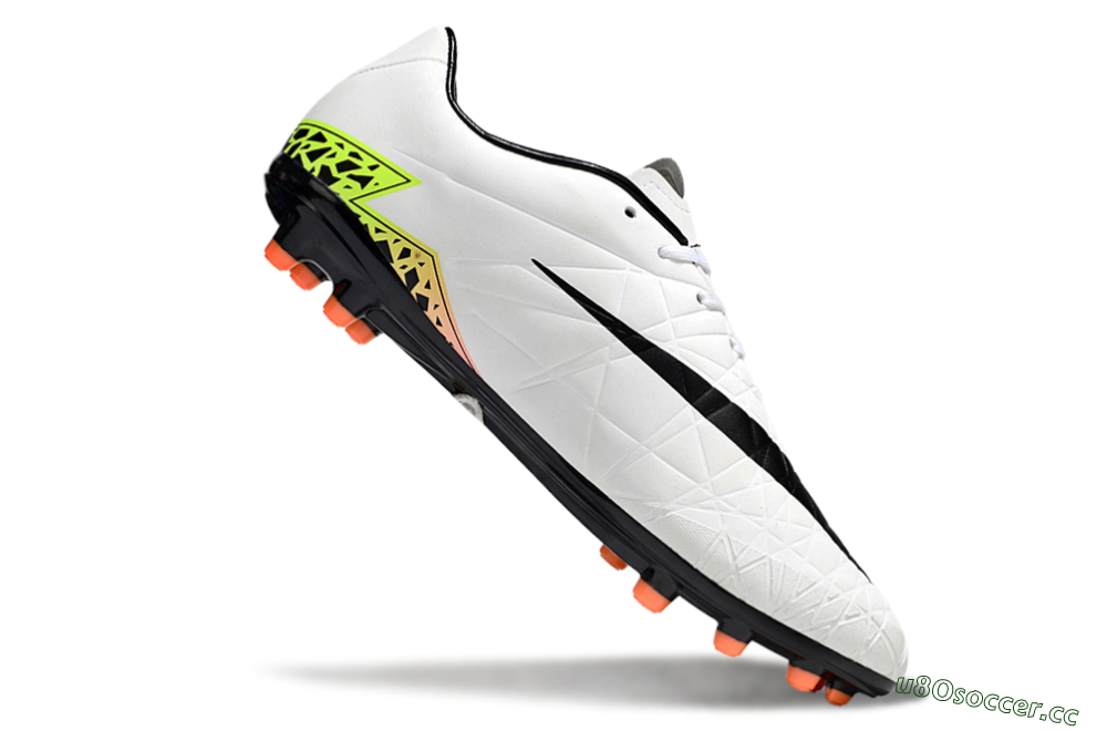 Men's Nike Hypervenom Phantom II RGN FG Firm Ground Low-Tops Football Boots - White/Pink/Yellow/Black 4