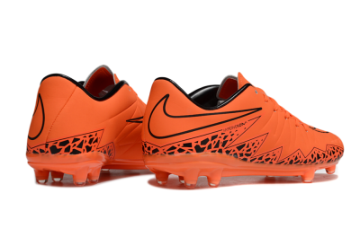 Men's Nike Hypervenom Phantom II RGN FG Firm Ground Low-Tops Football Boots - Red/Black