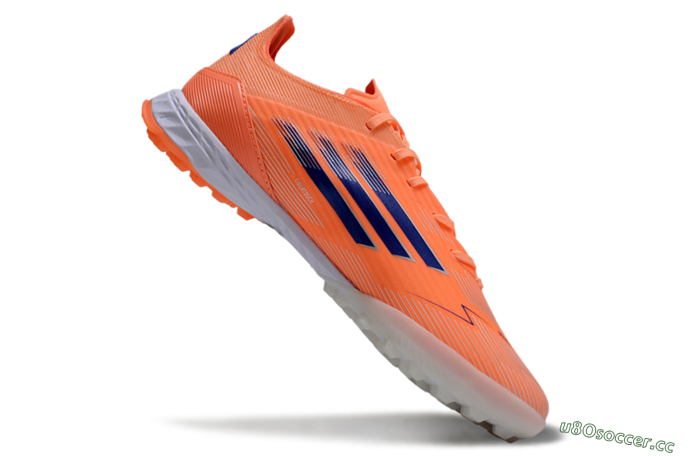 Unisex Adidas F50 Elite TF Artificial Turf Low-Tops Football Shoes - Red/Blue/White 4