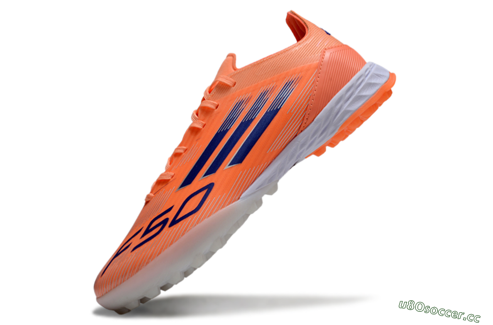 Unisex Adidas F50 Elite TF Artificial Turf Low-Tops Football Shoes - Red/Blue/White 5