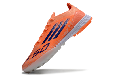 Unisex Adidas F50 Elite TF Artificial Turf Low-Tops Football Shoes - Red/Blue/White