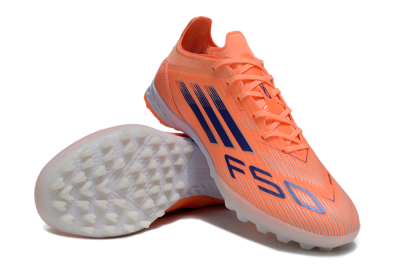 Unisex Adidas F50 Elite TF Artificial Turf Low-Tops Football Shoes - Red/Blue/White