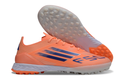 Unisex Adidas F50 Elite TF Artificial Turf Low-Tops Football Shoes - Red/Blue/White