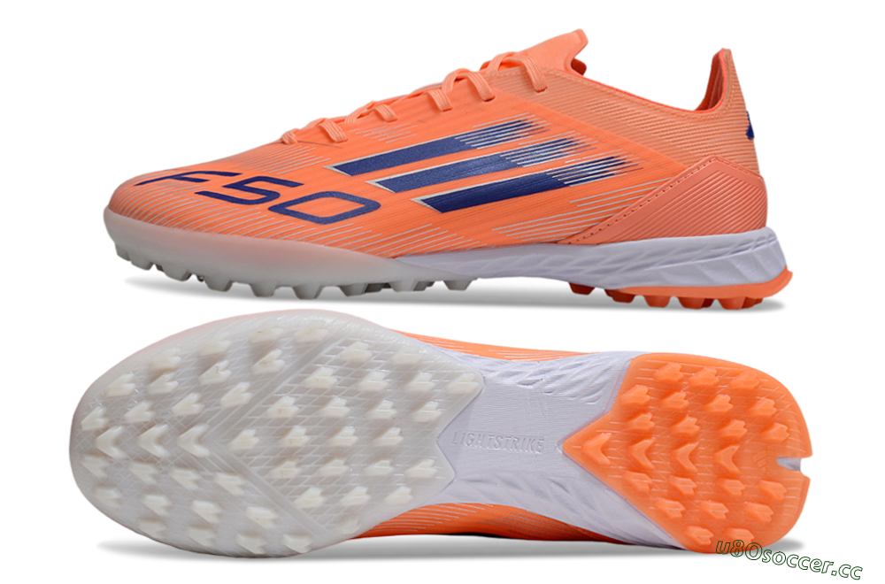 Unisex Adidas F50 Elite TF Artificial Turf Low-Tops Football Shoes - Red/Blue/White 1