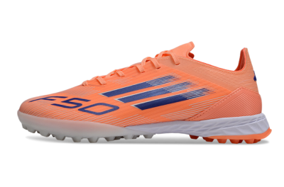 Unisex Adidas F50 Elite TF Artificial Turf Low-Tops Football Shoes - Red/Blue/White