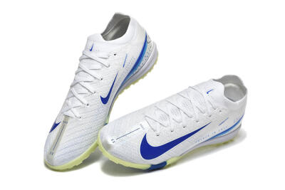 Men's Nike Air Zoom Mercurial Vapor 16 Elite TF Artificial Turf Low-Tops Football Shoes - White/Blue/Beige
