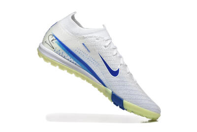 Men's Nike Air Zoom Mercurial Vapor 16 Elite TF Artificial Turf Low-Tops Football Shoes - White/Blue/Beige