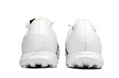 Unisex Adidas Predator 25 Elite Foldover Tongue TF Artificial Turf Low-Tops Football Shoes - White/Black/Gold