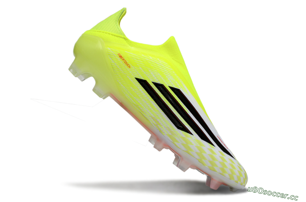 Men's Adidas F50 Elite FG Firm Ground Low-Tops Football Boots - Yellow/White/Black 4