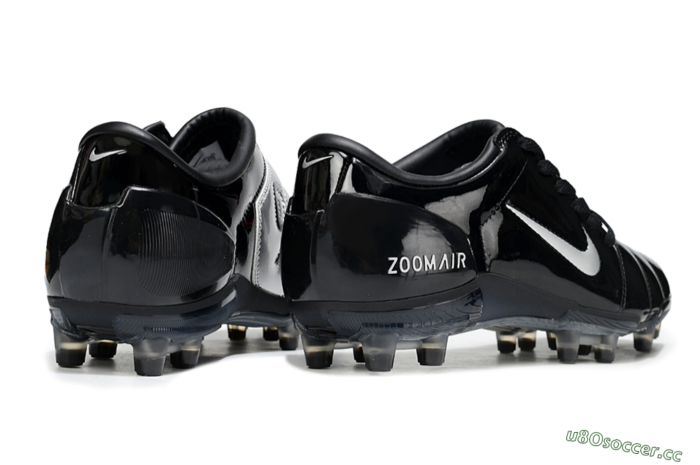 Men's Nike Air Zoom Total 90 III FG Firm Ground Low-Tops Football Boots - Black/White 6
