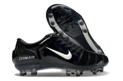 Men's Nike Air Zoom Total 90 III FG Firm Ground Low-Tops Football Boots - Black/White