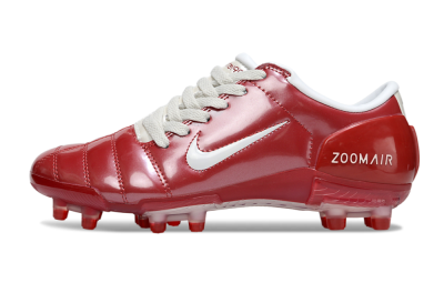 Men's Nike Air Zoom Total 90 III FG Firm Ground Low-Tops Football Boots - Red/White