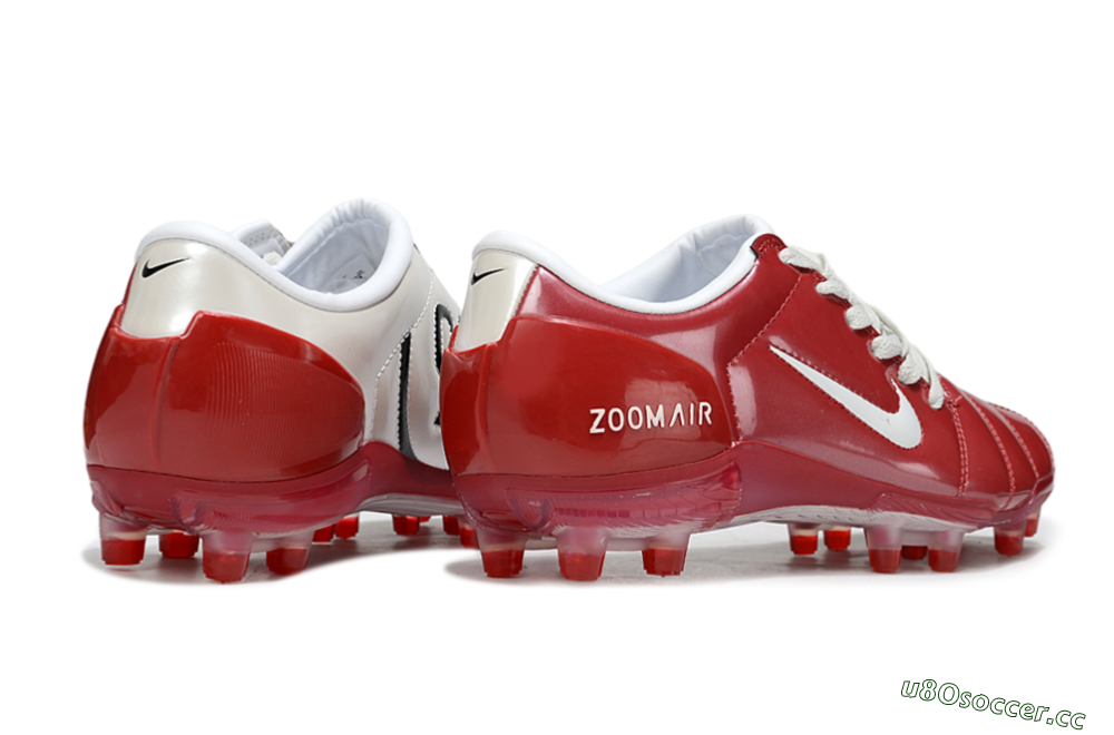 Men's Nike Air Zoom Total 90 III FG Firm Ground Low-Tops Football Boots - Red/White 6