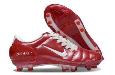 Men's Nike Air Zoom Total 90 III FG Firm Ground Low-Tops Football Boots - Red/White