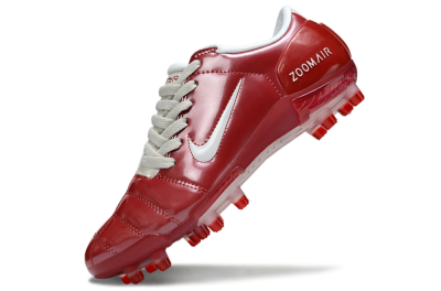 Men's Nike Air Zoom Total 90 III FG Firm Ground Low-Tops Football Boots - Red/White