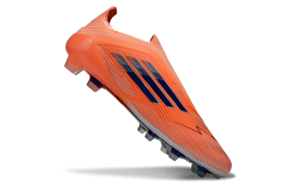 Unisex Adidas F50 Elite Laceless FG Firm Ground Low-Tops Football Boots - Red/Blue/Silver
