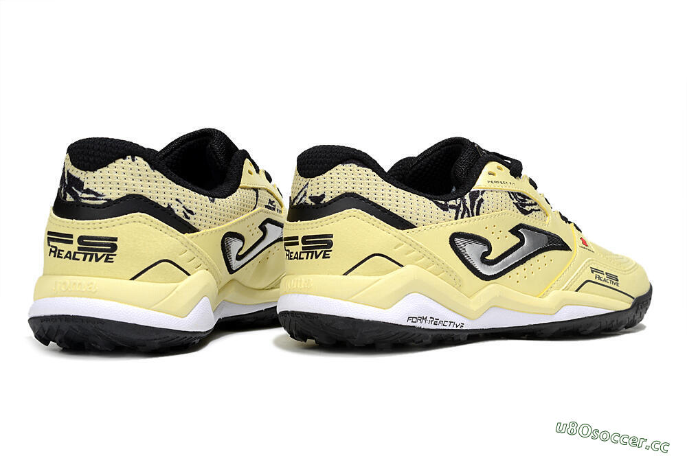 Men's Joma Top Flex TF Artificial Turf Low-Tops Football Shoes - Yellow/Silver/Black 6