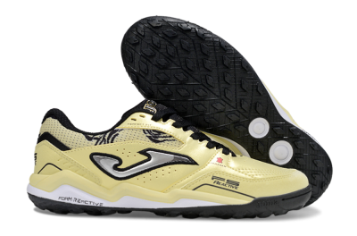 Men's Joma Top Flex TF Artificial Turf Low-Tops Football Shoes - Yellow/Silver/Black