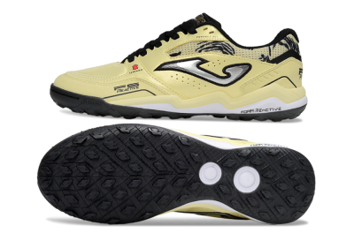 Men's Joma Top Flex TF Artificial Turf Low-Tops Football Shoes - Yellow/Silver/Black