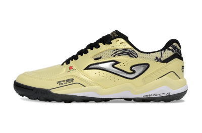 Men's Joma Top Flex TF Artificial Turf Low-Tops Football Shoes - Yellow/Silver/Black
