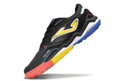 Men's Joma Top Flex TF Artificial Turf Low-Tops Football Shoes - Black/Yellow/Red