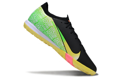 Unisex Nike Air Zoom Mercurial Vapor 16 Elite TF Artificial Turf Low-Tops Football Shoes - Black/Yellow/White