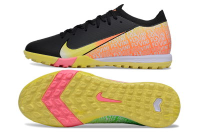 Unisex Nike Air Zoom Mercurial Vapor 16 Elite TF Artificial Turf Low-Tops Football Shoes - Black/Yellow/White