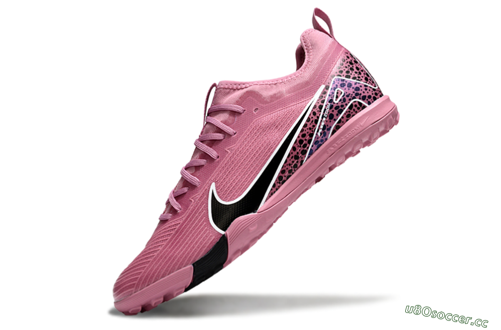Unisex Nike Air Zoom Mercurial Vapor 16 Pro TF Artificial Turf Low-Tops Football Shoes - Pink/Black/Silver 5