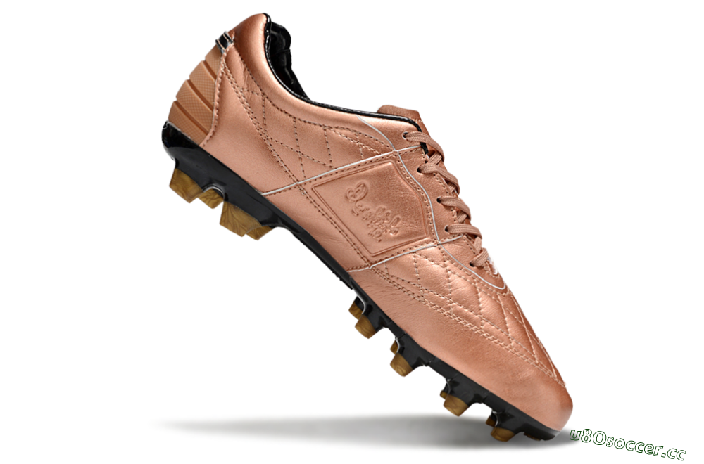 Men's Nike Tiempo Legend R10 Elite FG Firm Ground Low-Tops Football Boots - Gold/Black/Red 4
