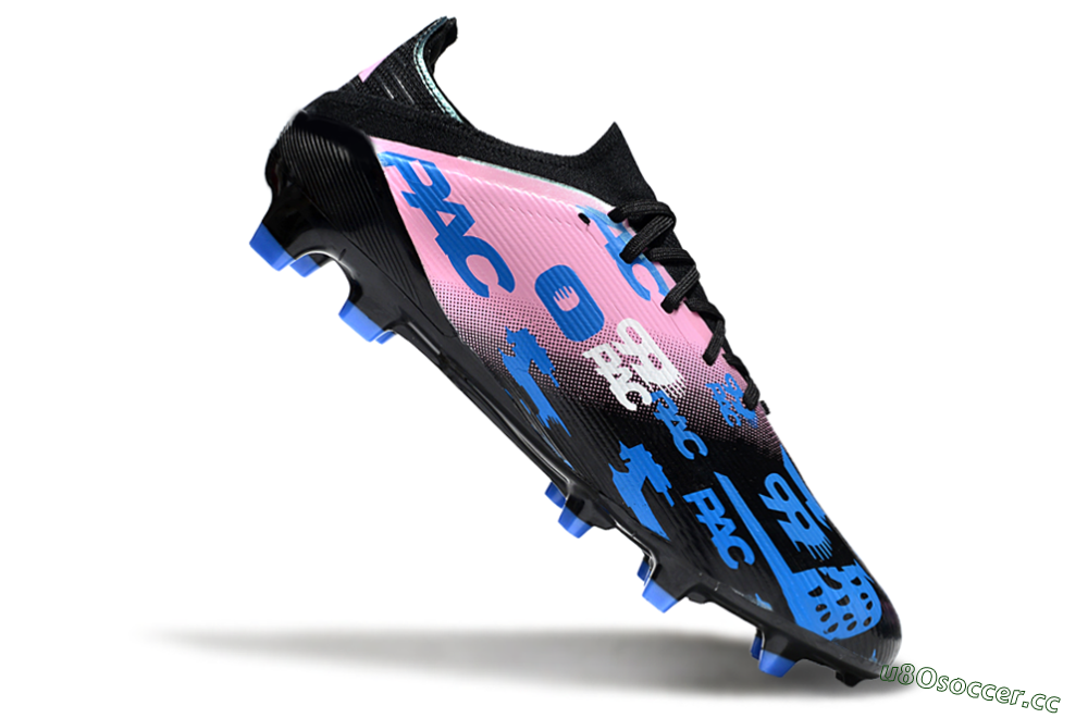 Unisex Adidas F50 Elite FG Firm Ground Low-Tops Football Boots - Black/Blue/Pink 4