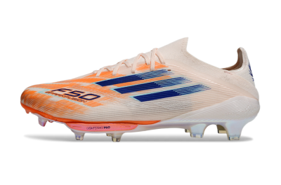 Men's Adidas F50+ Lightstrike Pro FG Firm Ground Low-Tops Football Boots - Pink/Red/Blue
