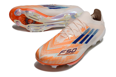 Men's Adidas F50+ Lightstrike Pro FG Firm Ground Low-Tops Football Boots - Pink/Red/Blue