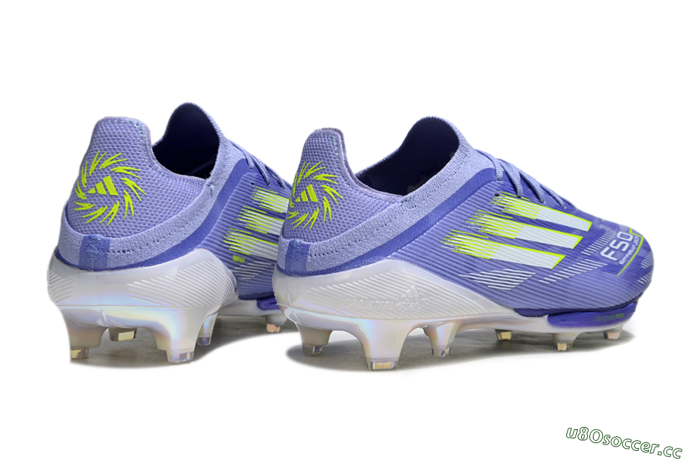 Men's Adidas F50+ Lightstrike Pro FG Firm Ground Low-Tops Football Boots - Blue/White/Yellow 6