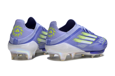 Men's Adidas F50+ Lightstrike Pro FG Firm Ground Low-Tops Football Boots - Blue/White/Yellow