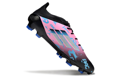 Unisex Adidas F50 Elite PAC FG Firm Ground Low-Tops Football Boots - Black/Blue/Pink