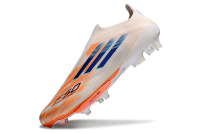 Men's Adidas F50+ Lightstrike Pro Laceless FG Firm Ground Low-Tops Football Boots - Pink/Red/Blue