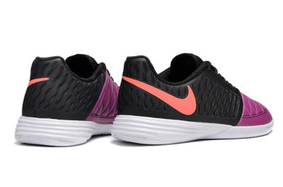 Unisex Nike Lunar Gato 2 IC Indoor & Futsal Low-Tops Football Shoes - Pink/Black/Red