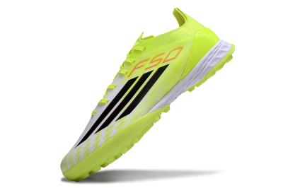 Men's Adidas F50 Pro TF Artificial Turf Low-Tops Football Shoes - Yellow/Black/Red