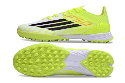 Men's Adidas F50 Pro TF Artificial Turf Low-Tops Football Shoes - Yellow/Black/Red