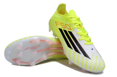 Men's Adidas F50 Elite FG Firm Ground Low-Tops Football Boots - Yellow/Black/Red