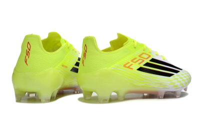 Men's Adidas F50 Elite FG Firm Ground Low-Tops Football Boots - Yellow/Black/Red