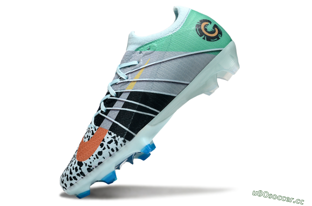 Men's Nike Air Zoom Mercurial Vapor 16 Elite FG Firm Ground Low-Tops Football Boots - Jade/Blue/Green 5