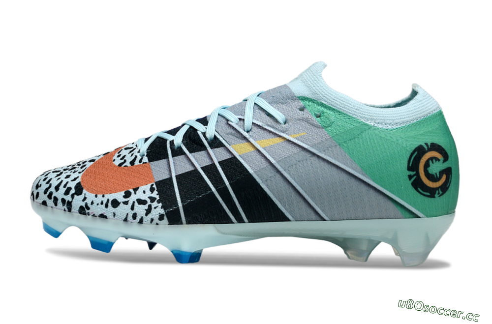 Men's Nike Air Zoom Mercurial Vapor 16 Elite FG Firm Ground Low-Tops Football Boots - Jade/Blue/Green 0