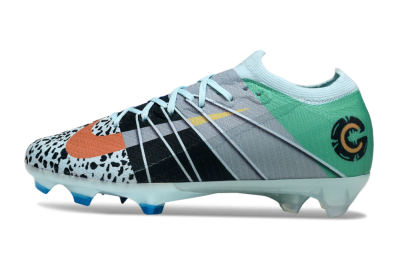 Men's Nike Air Zoom Mercurial Vapor 16 Elite FG Firm Ground Low-Tops Football Boots - Jade/Blue/Green